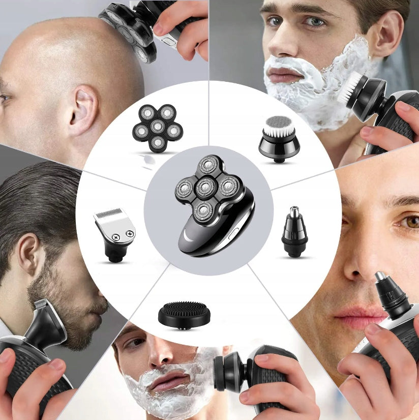 Men's 5in1 Electric Shaver Head Beard Trimmer 5 Tips For Gift Brand no brand