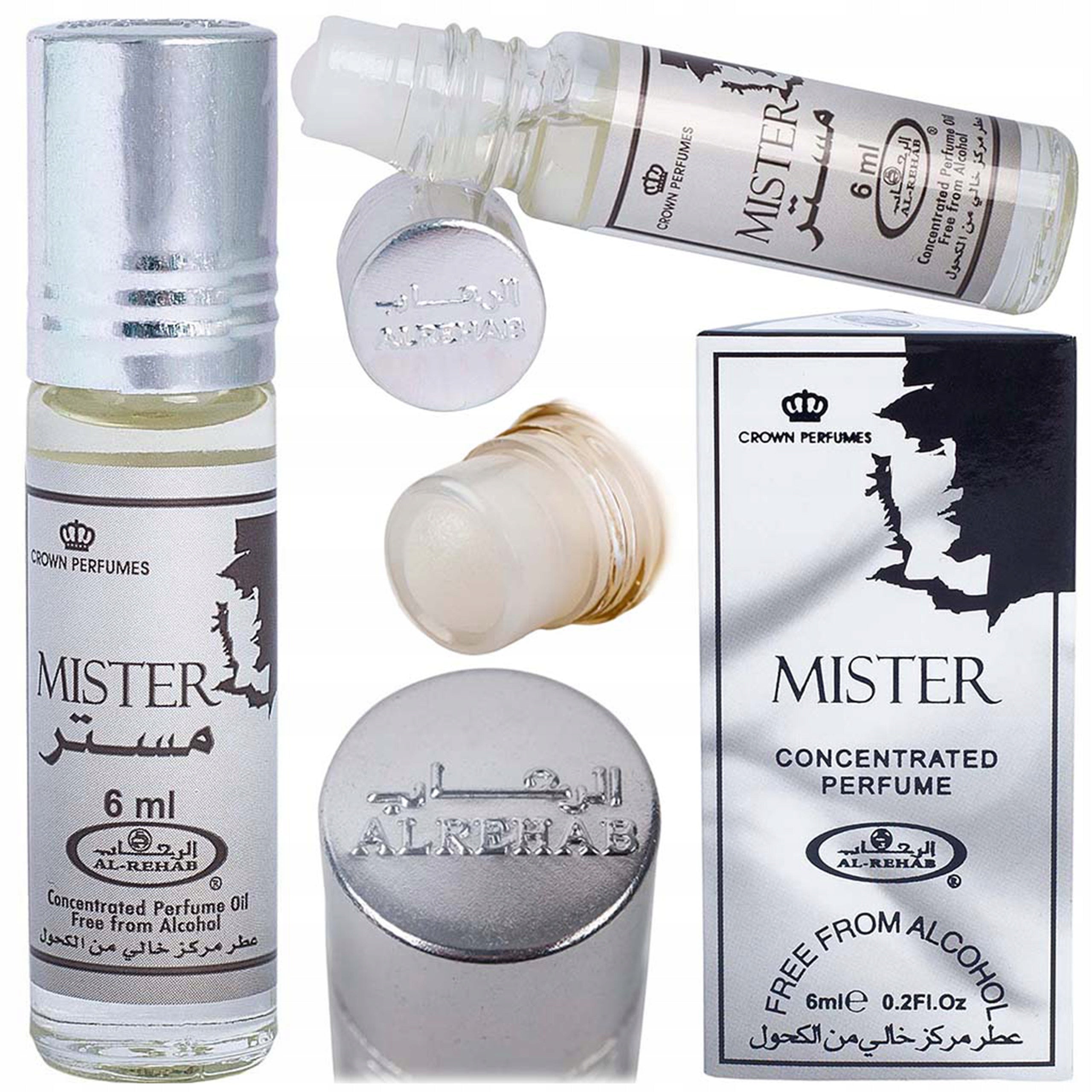 Men's Arab Perfume Al-Rehab Mister Pleasant Fresh Durable Beautiful Packaging status original
