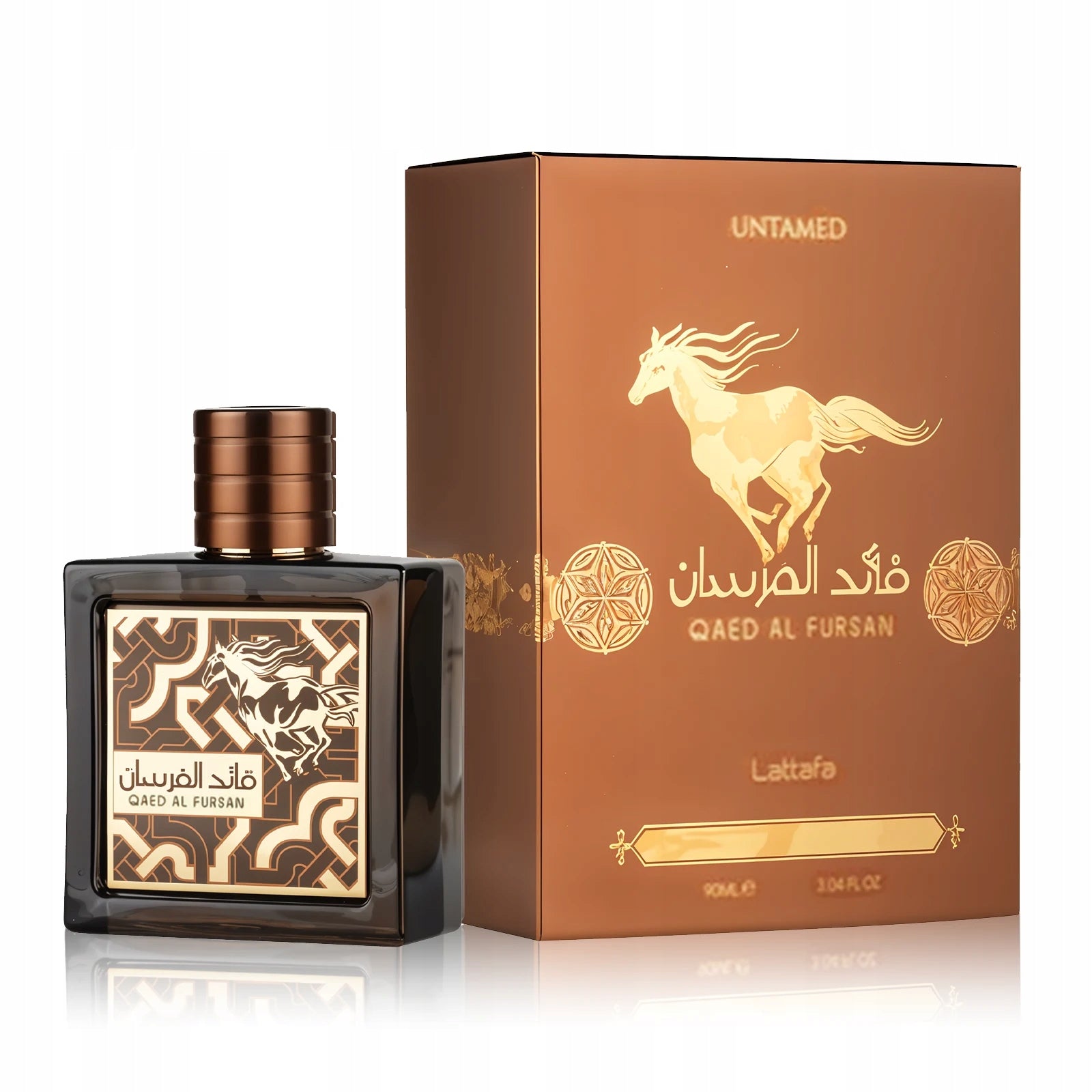 Men's Arabic Lattafa Qaed Al Fursan Untamed 90ml Original Samples Packaging status original