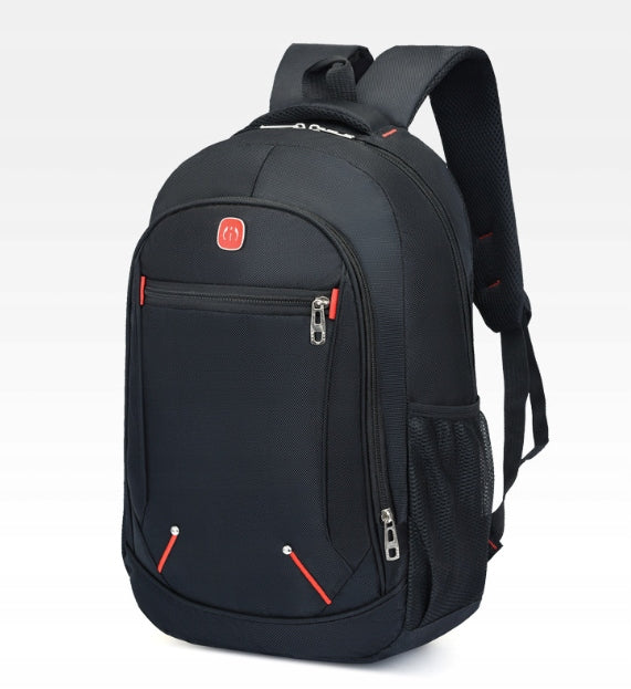 Men's Backpack Black Urban Sports Waterproof for School Work A4 Brand no brand