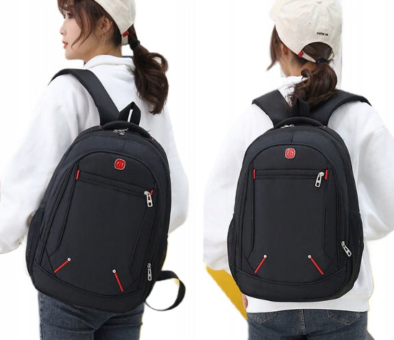 Men's Backpack Black Urban Sports Waterproof for School Work A4