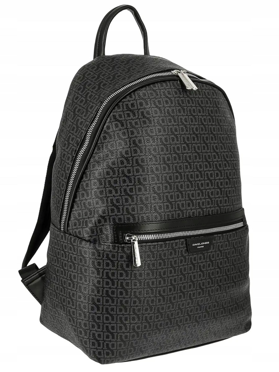 Men's Backpack David Jones City Laptop Backpack 13 Inches Black
