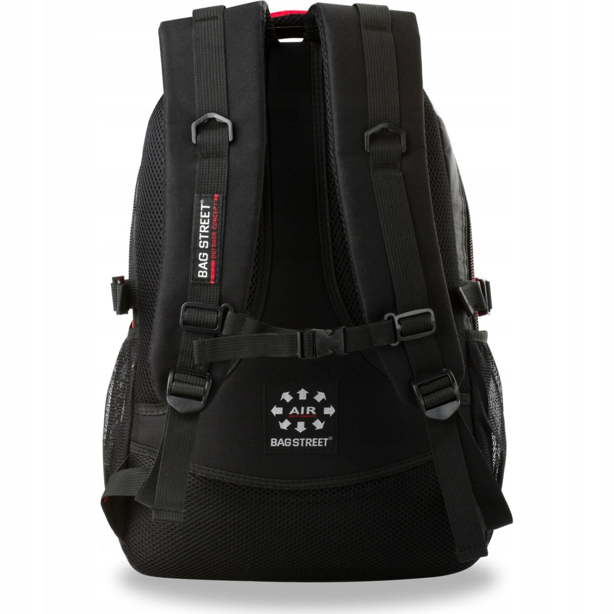 Men's Backpack Solid For School Work Spacious Functional Urban Moro A4 Packaging status original