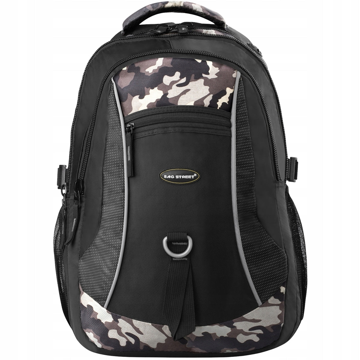 Men's Backpack Solid For School Work Spacious Functional Urban Moro A4