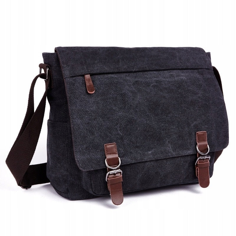 Men's Canvas Shoulder Bag Simple Fashion
