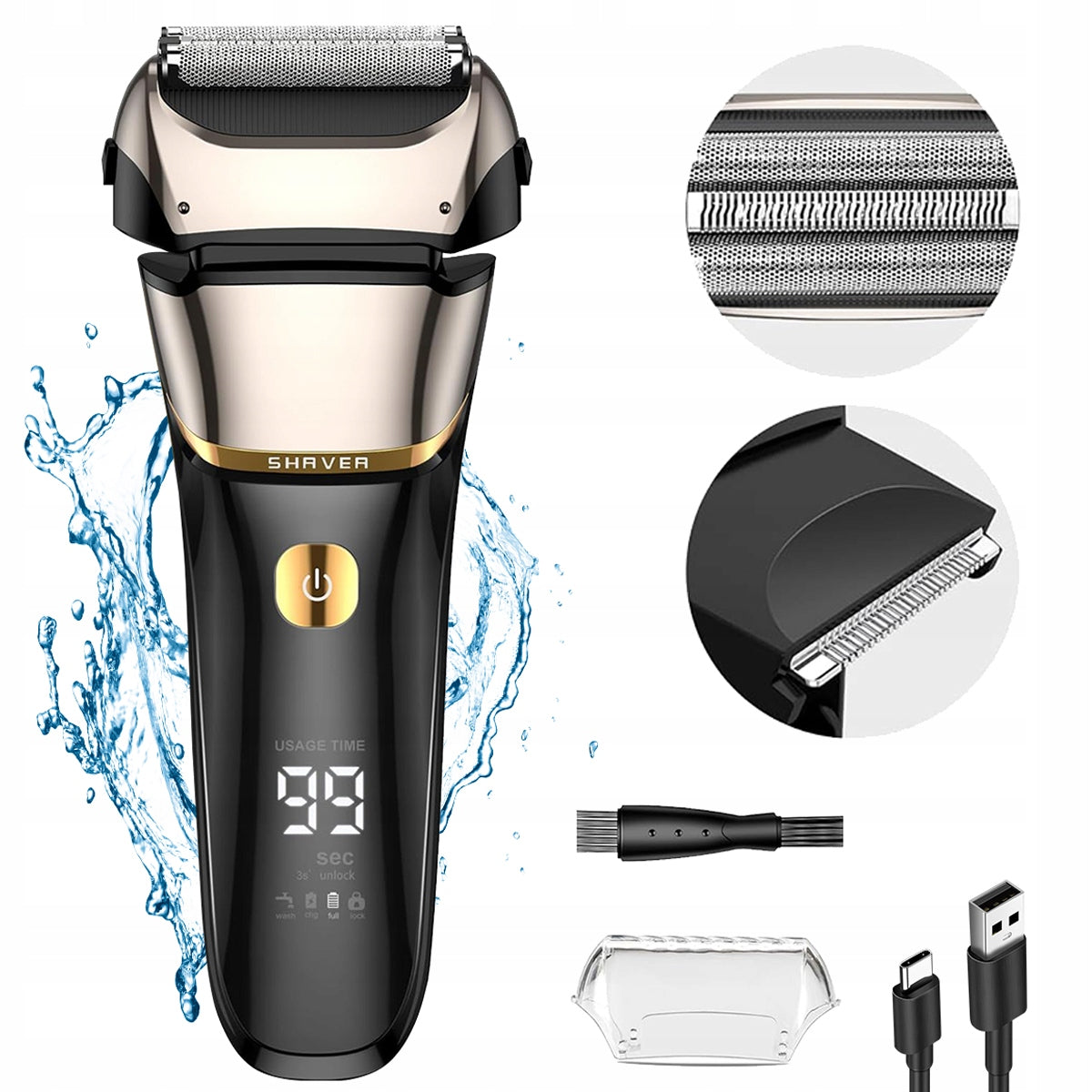 Men's Electric Shaver | Beard Shaving Machine NEW 2026
