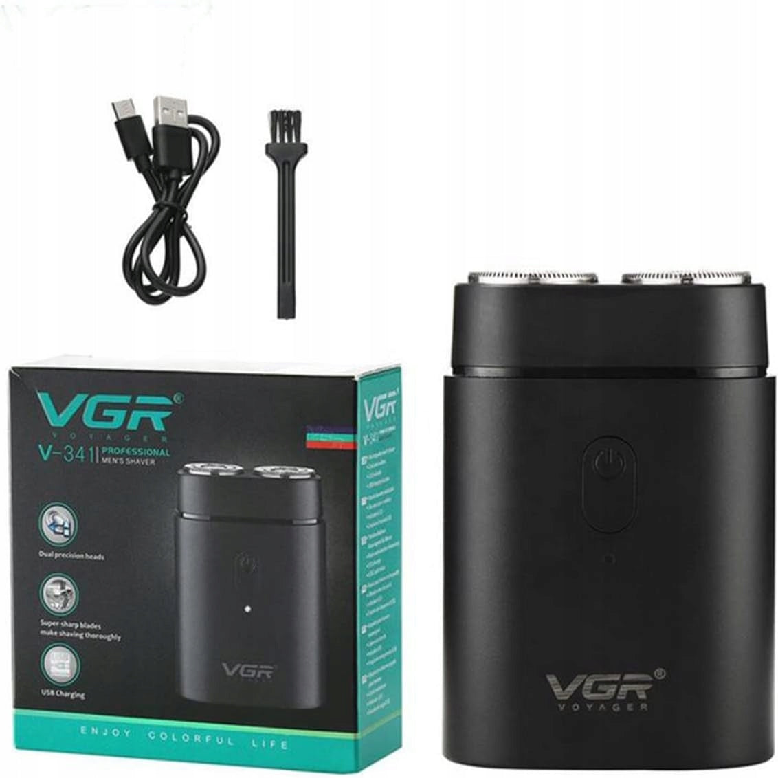 Men's Electric Shaver Multifunctional Wireless Travel VGR-341