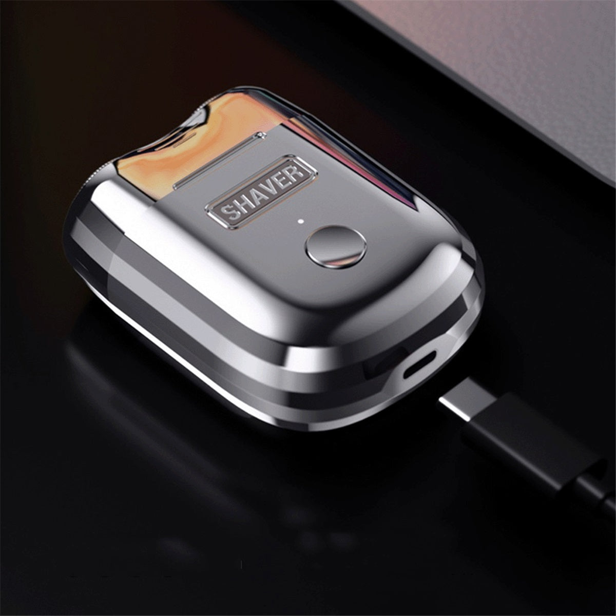 Men's Electric Shaver with Trimmer, 2 Heads, Precision Shaving Silver Brand Bedee
