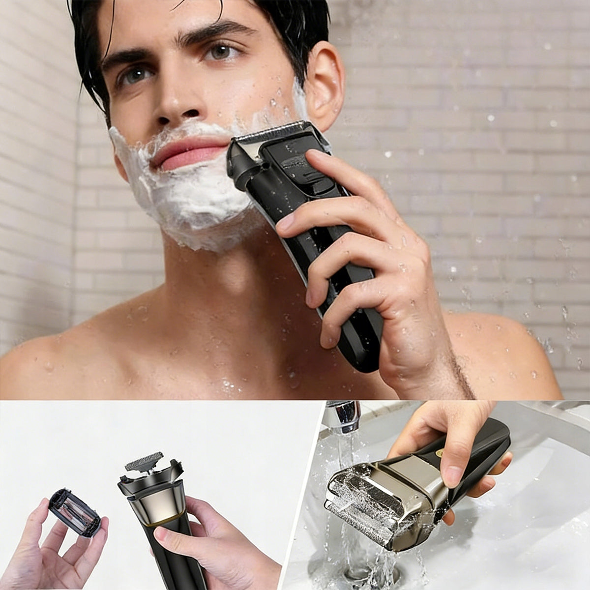 Men's Foil Shaver LED Beard Head Trimmer Brand no brand