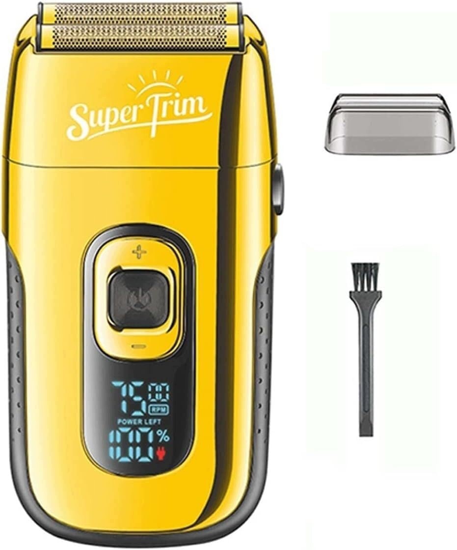 Men's Foil Shaver USB LED Beard Head Trimmer