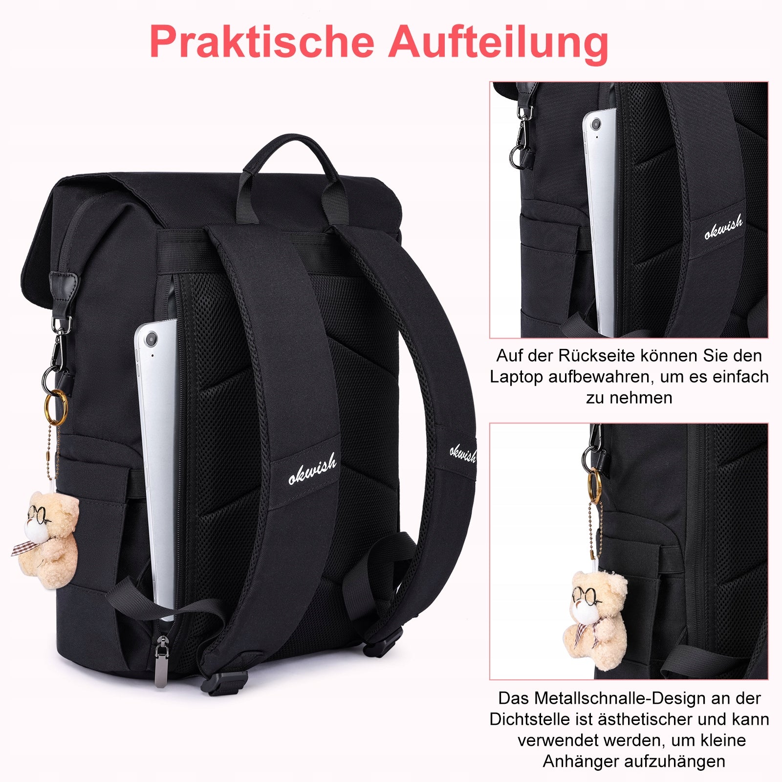 Men's Laptop Backpack Fashionable For Daily Work School Shopping Commuting EAN (GTIN) 9331813530370