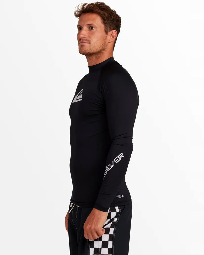 Men's Long Sleeve Swimming Shirt Quiksilver Rash Vest UV UPF 50 EAN (GTIN) 195718203581