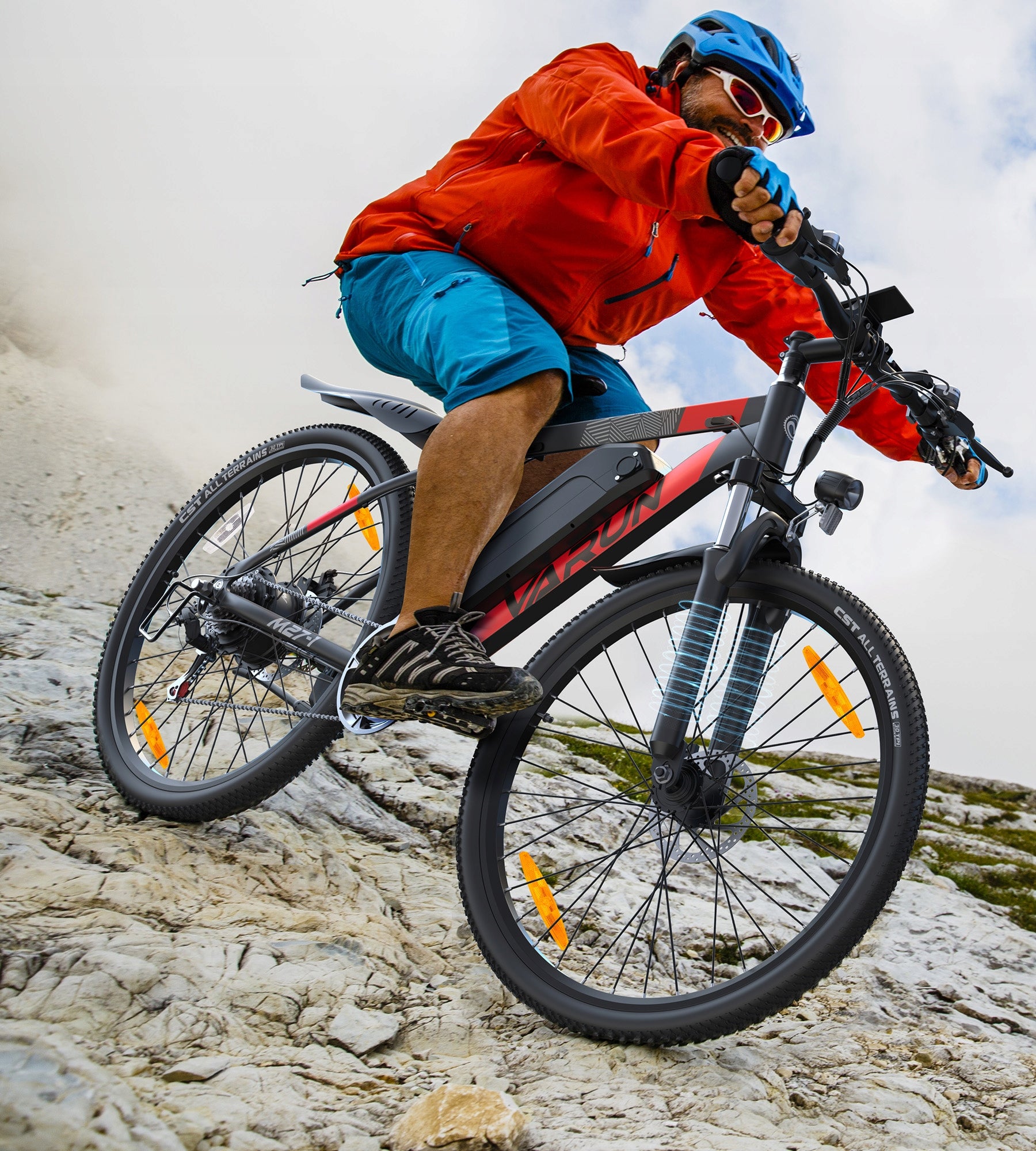 Men's Mountain Electric Bike 27,5” 48V 13Ah 250W 100HP 21 Speed With App Manufacturer code VARUN