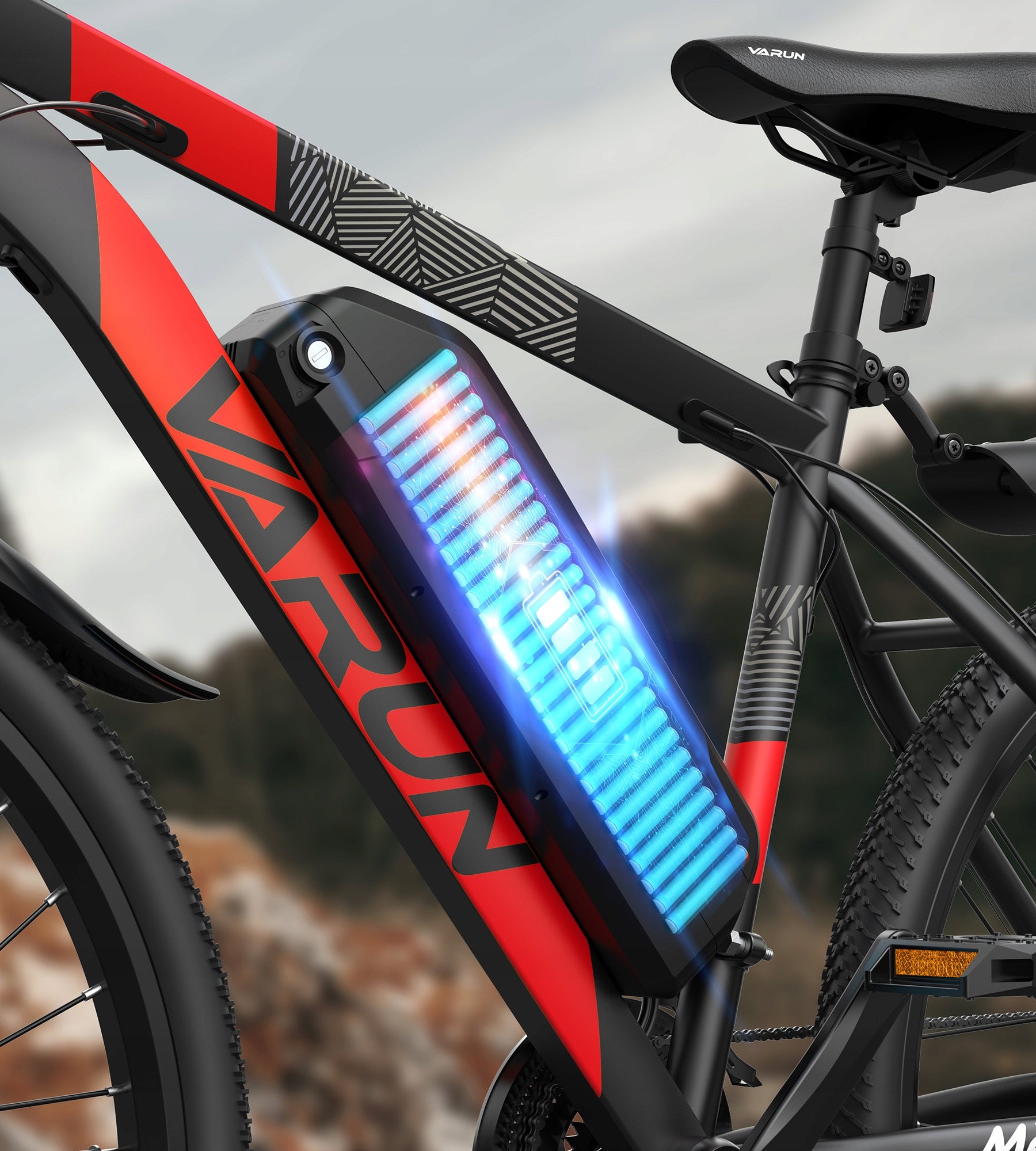 Men's Mountain Electric Bike 27,5” 48V 13Ah 250W 100HP 21 Speed With App Model VAR2701APP