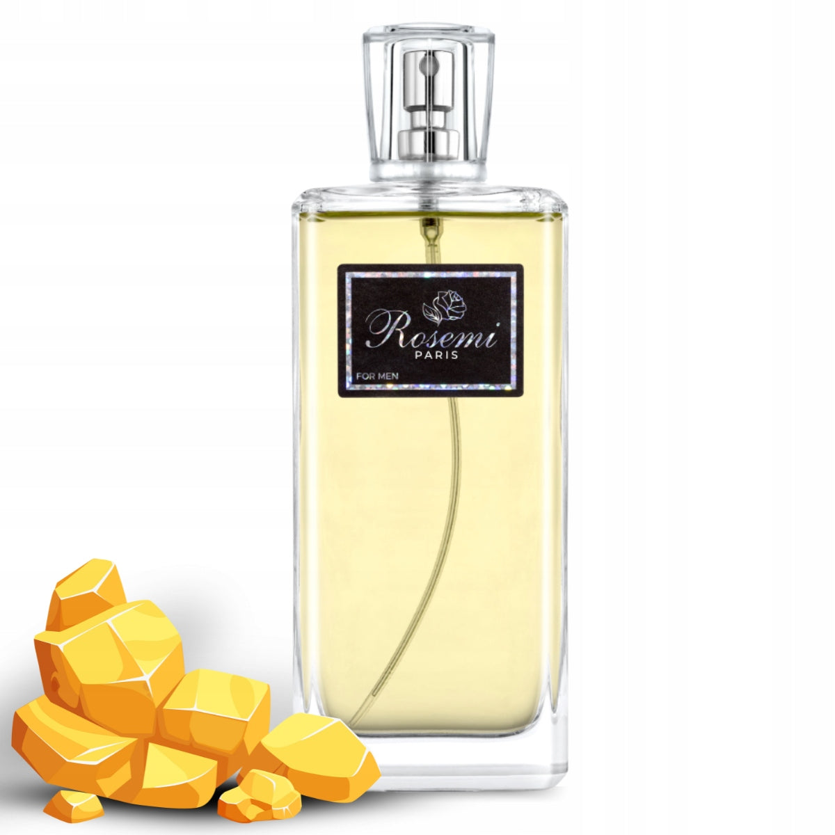Men's PERFUME 104ml ROSEMI No. 361 leather wood STRONG AND DURABLE