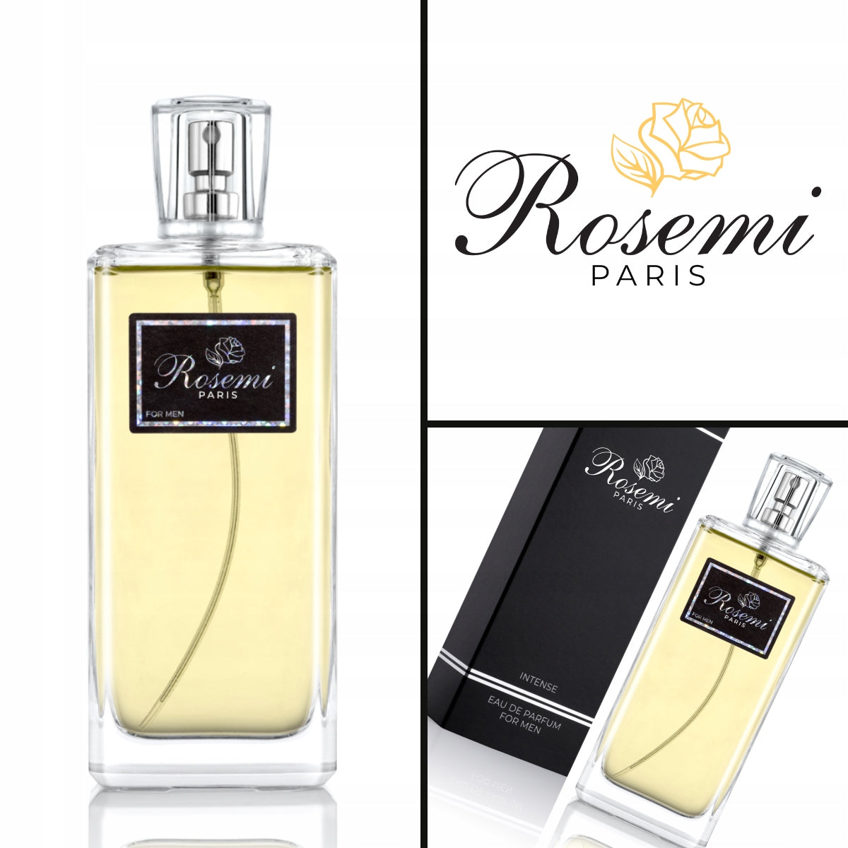 Men's PERFUME 104ml ROSEMI No. 363 aromatic woody STRONG AND DURABLE Brand Rosemi Paris