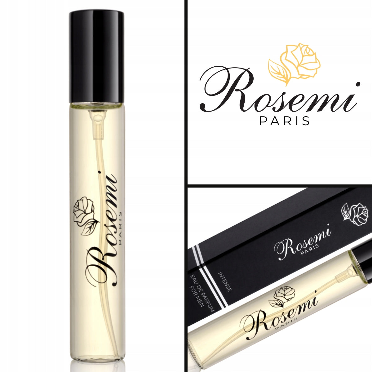 Men's PERFUME 20ml ROSEMI No. 365 aromatic woody STRONG AND DURABLE Brand Rosemi Paris
