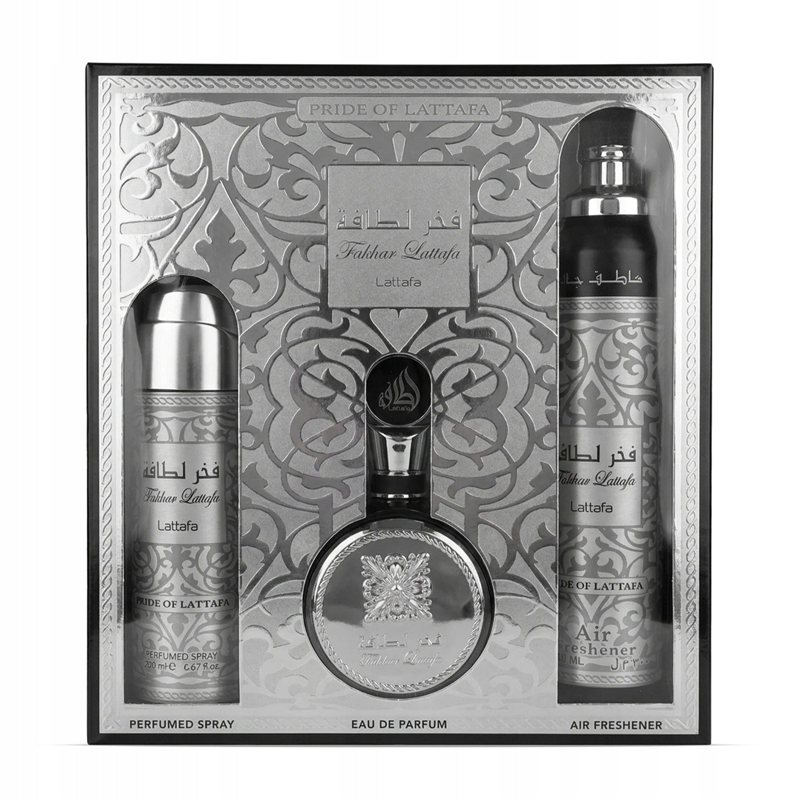 Men's Perfume Arabic Lattafa Fakhar in Set with Deodorant Freshener