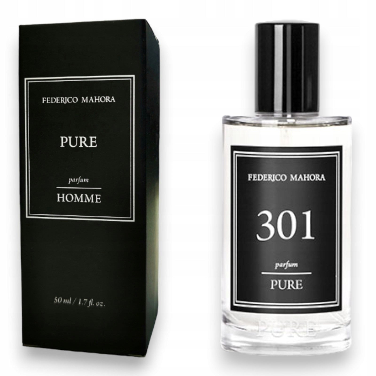 Men's Perfume FM 301 Pure 20% 50ml Oriental Lemon Cedarwood Ambra Brand FM World