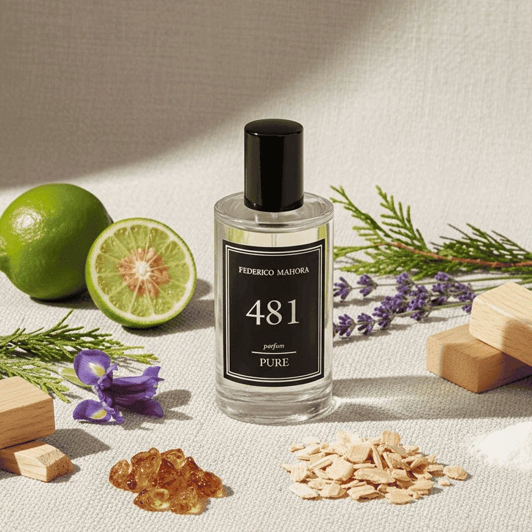 Men's Perfume FM 481 PURE 20% 50ml Oriental Cypress Iris Amber Musk Packaging status original