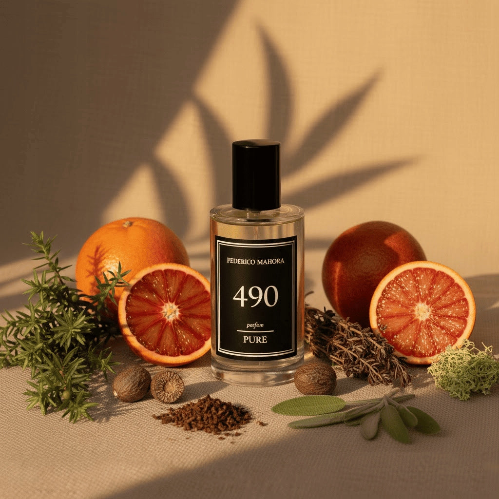 Men's Perfume FM 490 PURE 20% 50ml Chypre Juniper Thyme Sage Musk Packaging status original
