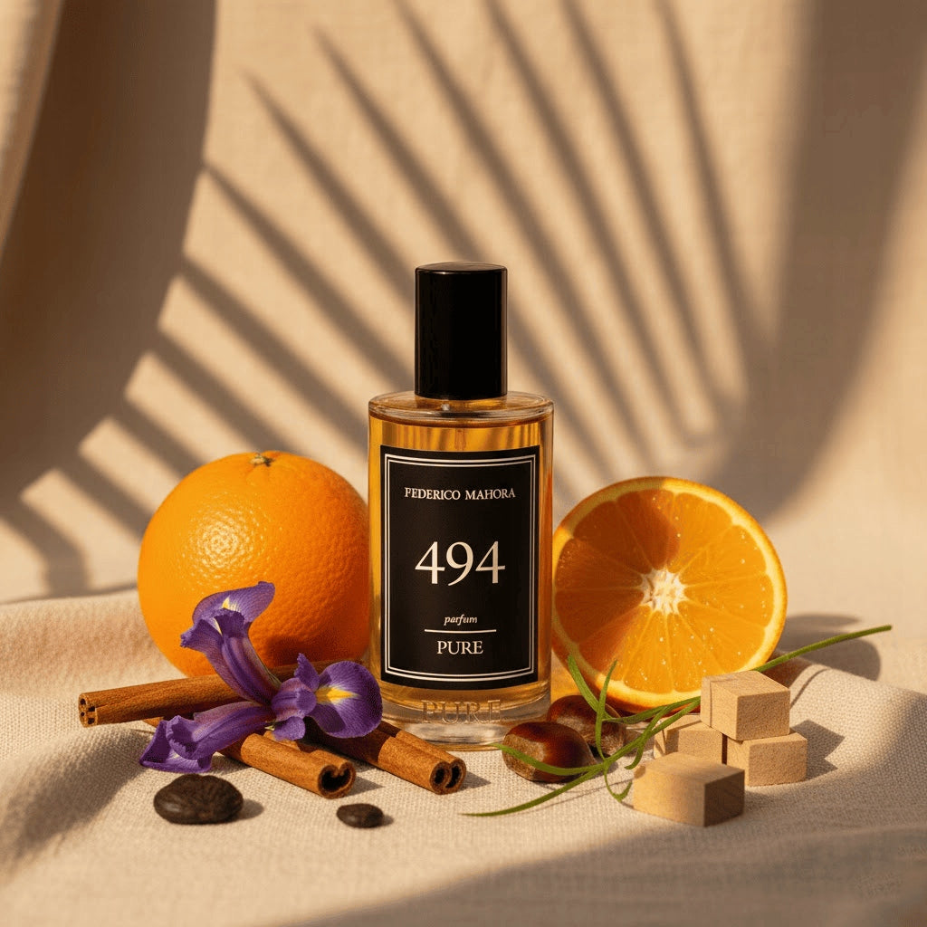 Men's Perfume FM 494 Pure 20% 50ml Oriental Cinnamon Iris Cashmere Chestnut Packaging status original