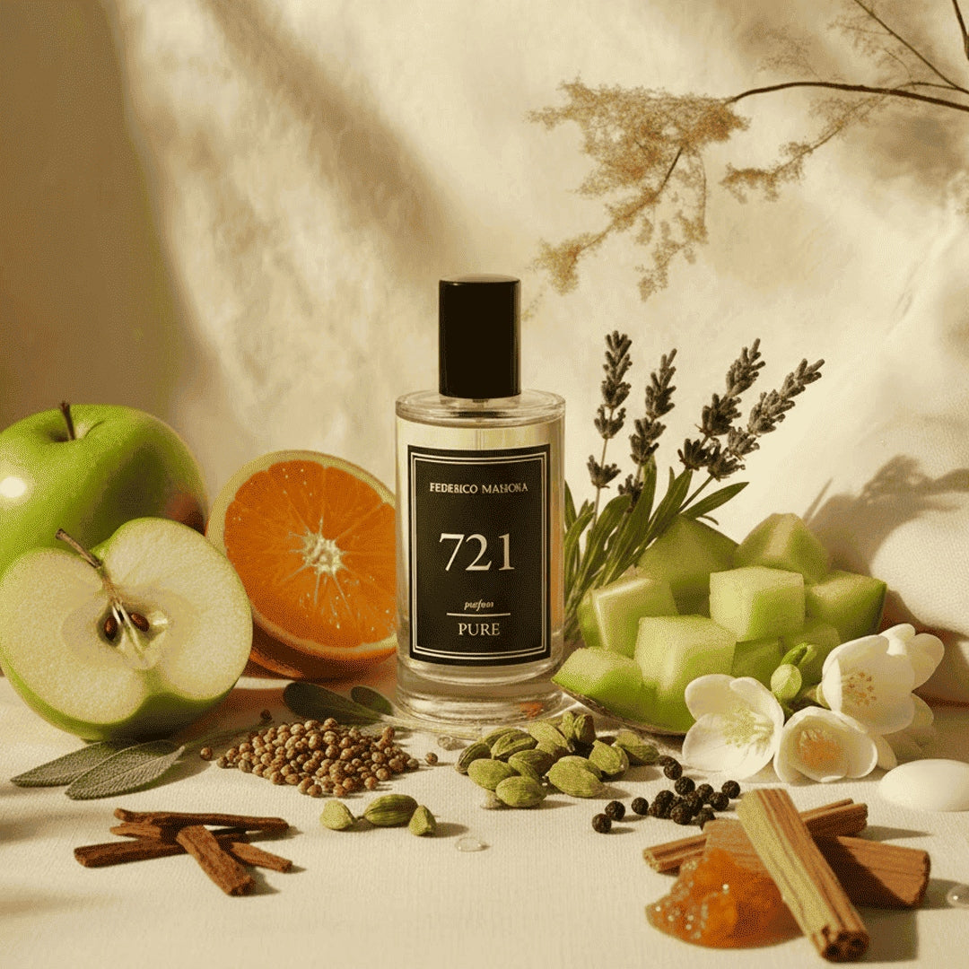 Men's Perfume FM 721 Pure 20% 50ml Citrus Melon Lavender Lemon Musk Brand FM World