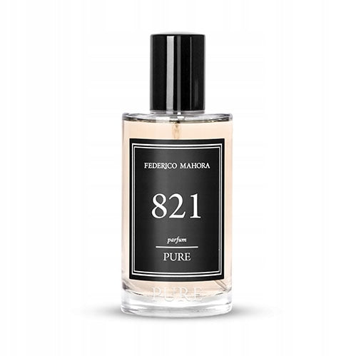 Men's Perfume FM 821 Pure 20% 50ml Oriental Grapefruit Wood Walnut Moss