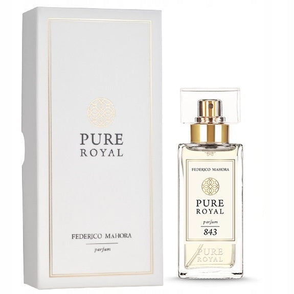 Men's Perfume FM 843 PURE ROYAL 50ml Woody Lemon Mandarin Lavender Brand FM World