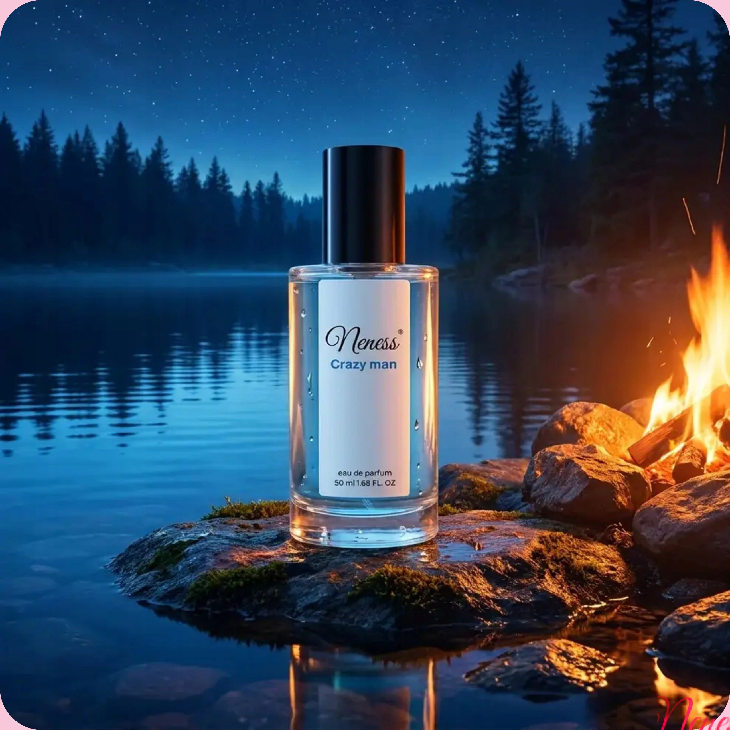 Men's Perfume Neness Crazy Man 50 ml No. 114 Long Lasting Fragrance Packaging status original