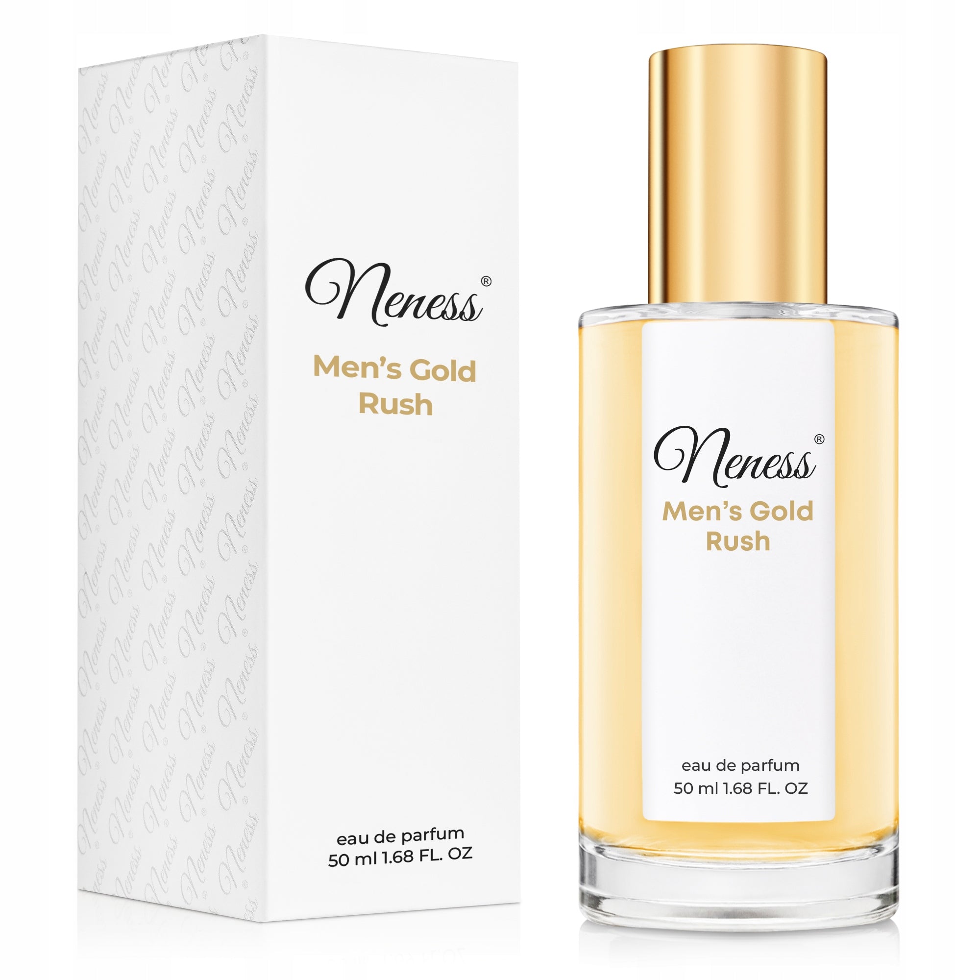 Men's Perfume Neness Mens Gold Rush 50 ml No. 335 permanent fragrance