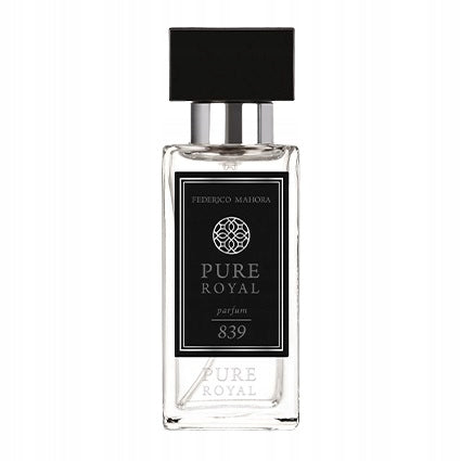 Men's Perfume PURE ROYAL 839 50ml Oriental Cardamom Mint Sage Brand FM World