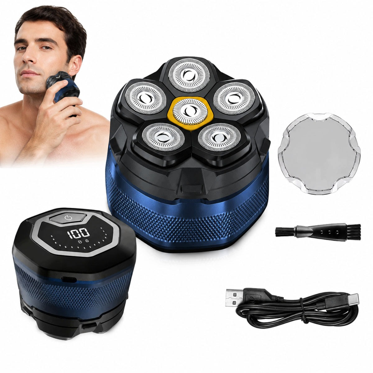 Men's SHAVER Hair Shaving Machine NOSE TRIMMER BEARD HEAD EARS