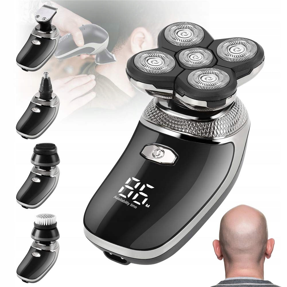 Men's Shaver 5in1 Trimmer Rotary Shaver USB