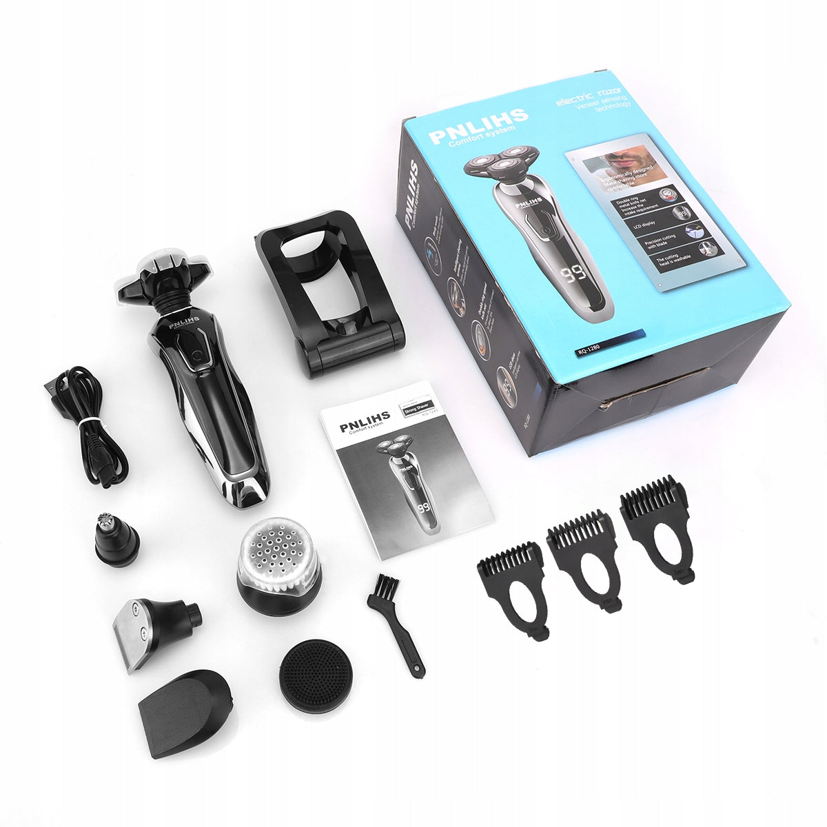 Men's Shaver Electric Wireless Body Shaving Machine Beard Type not specified