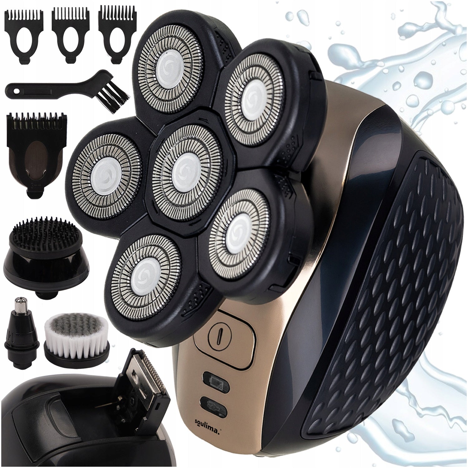 Men's Shaver Electric Wireless Body Shaving Machine Beard XXL