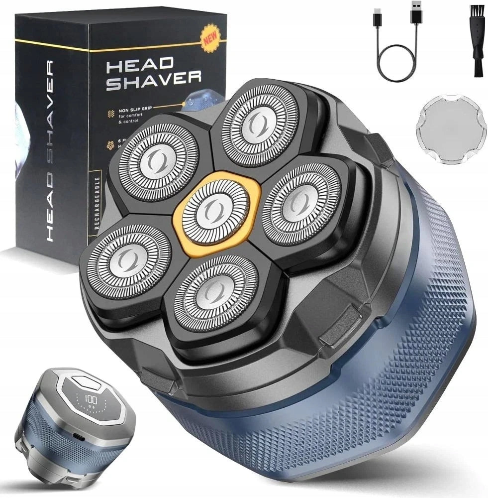 Men's Shaver Magnetic Head 6D Head Shaving Machine IPX6 5W