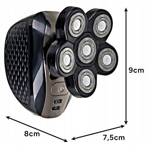 Men's Shaver SOULIMA Electric Shaving Machine 6in1 Nose Beard Trimmer Manufacturer code ASF444