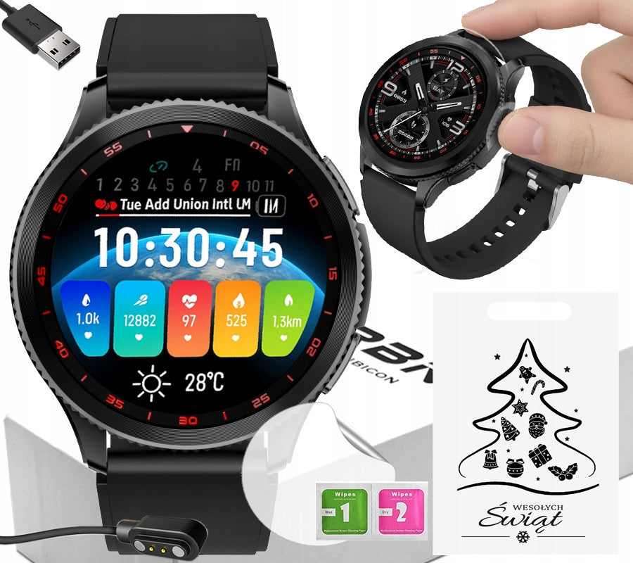 Men's Smartwatch AMOLED PL Menu | Bluetooth Call | 300 mAh Battery