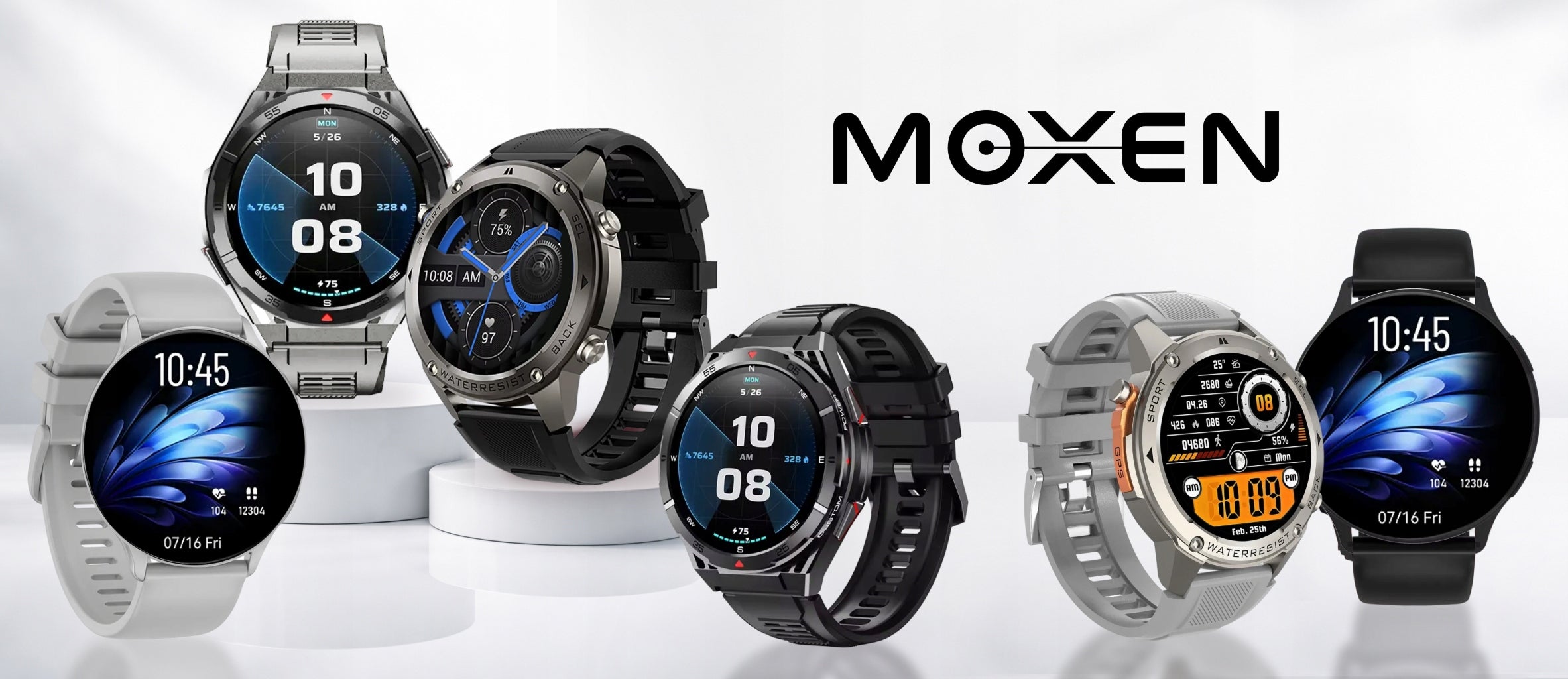 Men's Smartwatch BLACK WATERPROOF WITH GPS AMOLED 5ATM TALK NOTIFICATIONS Packaging status original