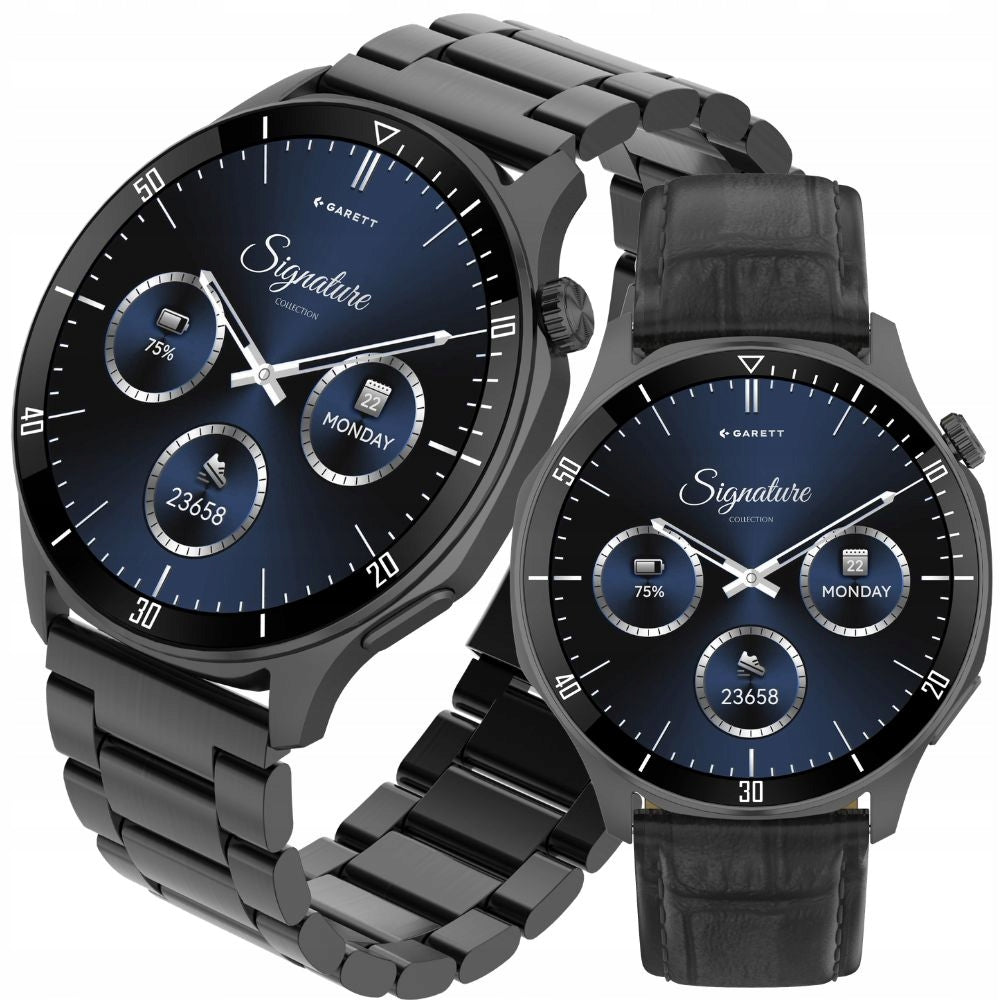 Men's Smartwatch Garett Prime black steel Manufacturer code 5904238485149