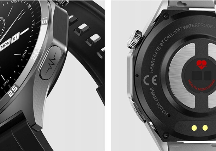 Men's Smartwatch MT300 AMOLED ECG Pressure Heart Rate Glucose Talk Bluetooth Brand no brand