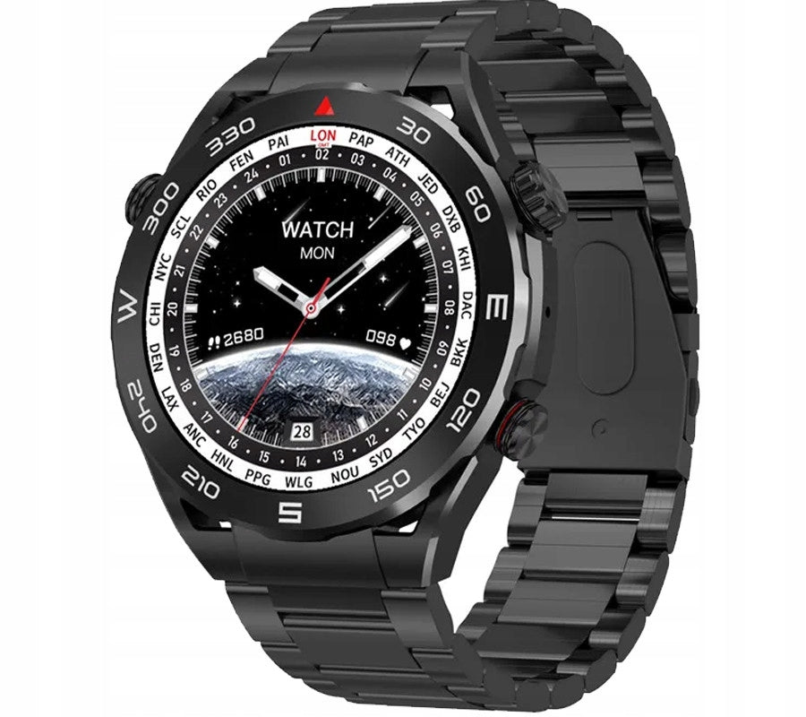 Men's Smartwatch Talking Pulse Heart Rate Bluetooth Call Smart Watch Color silver