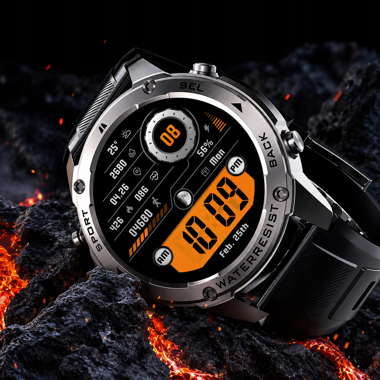 Men's Smartwatch Waterproof GPS Conversation Menu PL Amoled Sport Brand Blavec