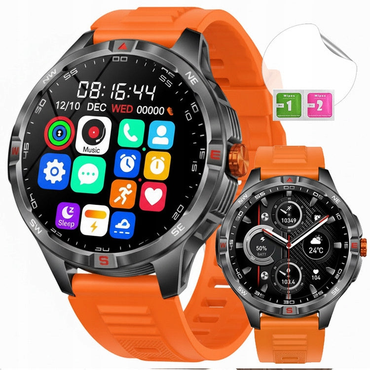 Men's Smartwatch with Compass Talks Long Battery Health Features