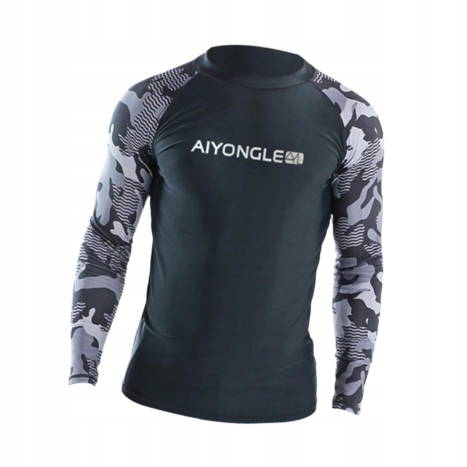 Men s Swim Shirt, Beach Shirt, Quick drying, Long sleeved, Wetsuit, Surf L Manufacturer code 08454105689