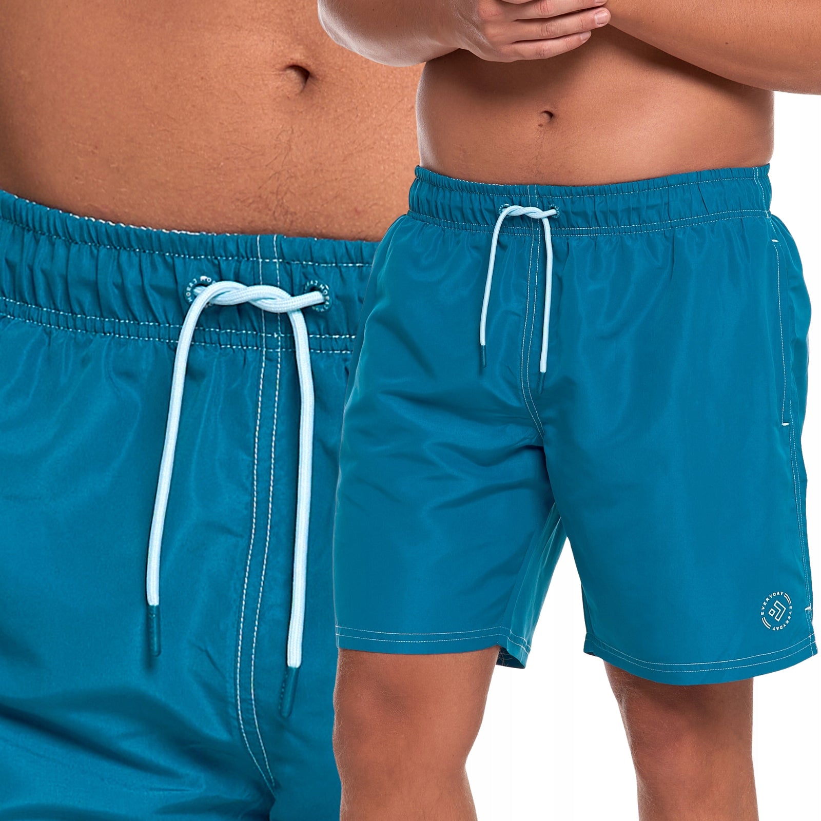 Men's Swim Shorts Beach Velcro Pocket Quick Drying MORAJ XL