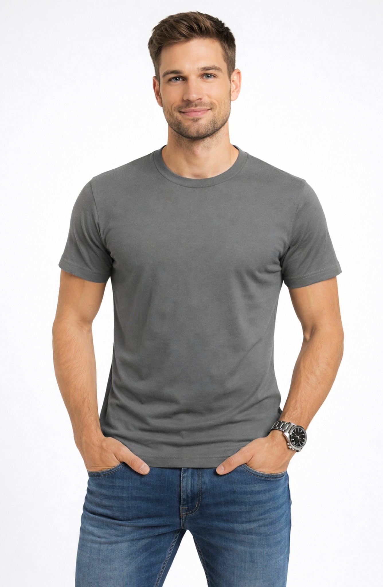 Men's T-SHIRT 100% Cotton American OEKO-TEX Manufacturer code T-shirt męski damski Koszulka męska damska
