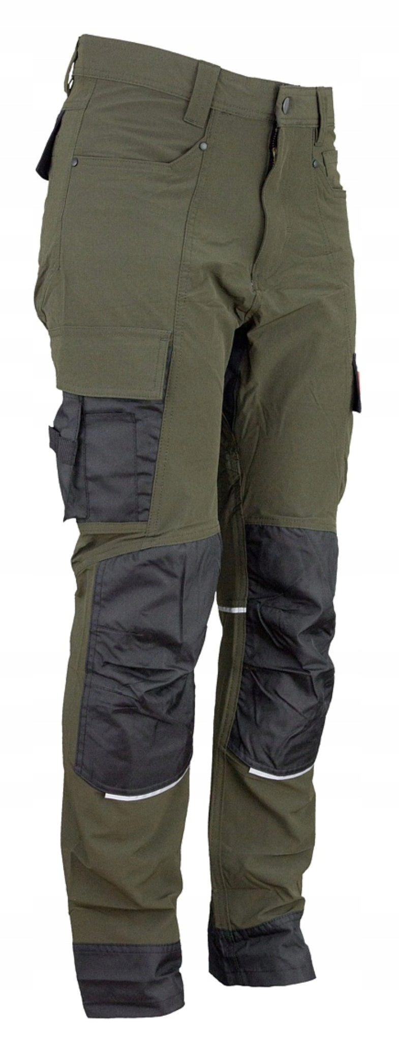 Men's Tactical Work Pants Durable Elastic Khaki r. 48 Manufacturer code Spodnie robocze męskie bojówki wojskowe BHP