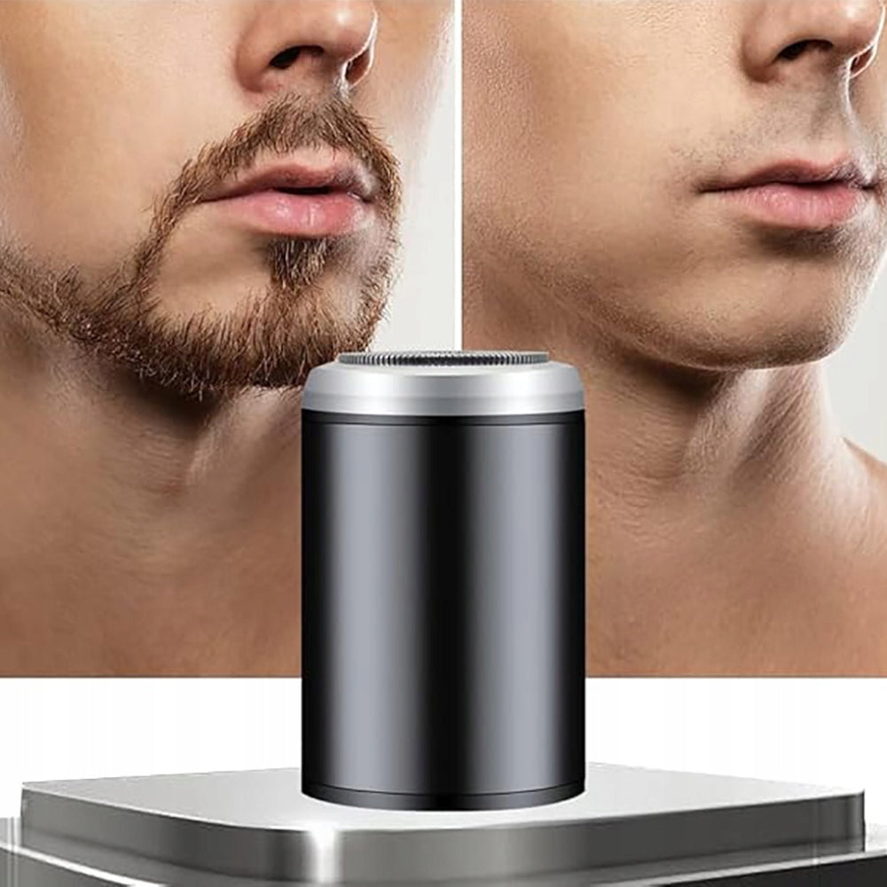 Men's Tourist Shaver Mini Razor Black Charged USB Batteries included no
